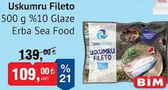 ERBA SEA FOOD %10 GLAZE USKUMRU FİLETO 500 G fiyat ve kampanya bilgisi